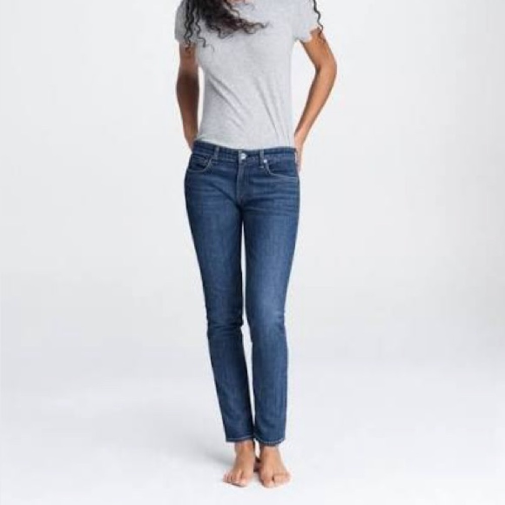 rag & bone “The Dre” Blue Straight Leg Jeans